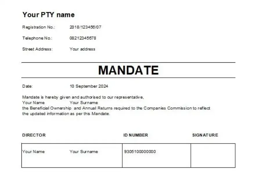 Filing Mandates Preview